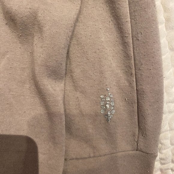 Free People Work It Out Hoodie in Grey Size Medium - Picture 7 of 7